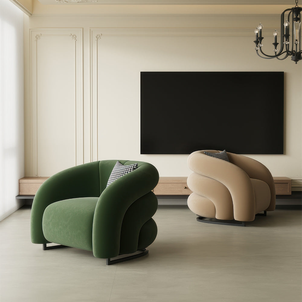 Modern Luxe Single Lounge Chair