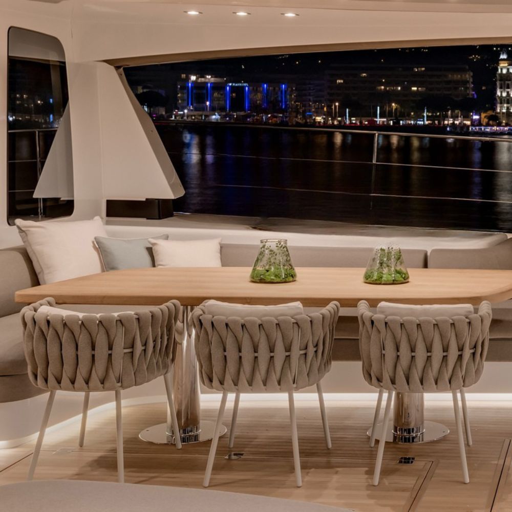 Nordic Style Outdoor Rope Rattan Chair for Garden