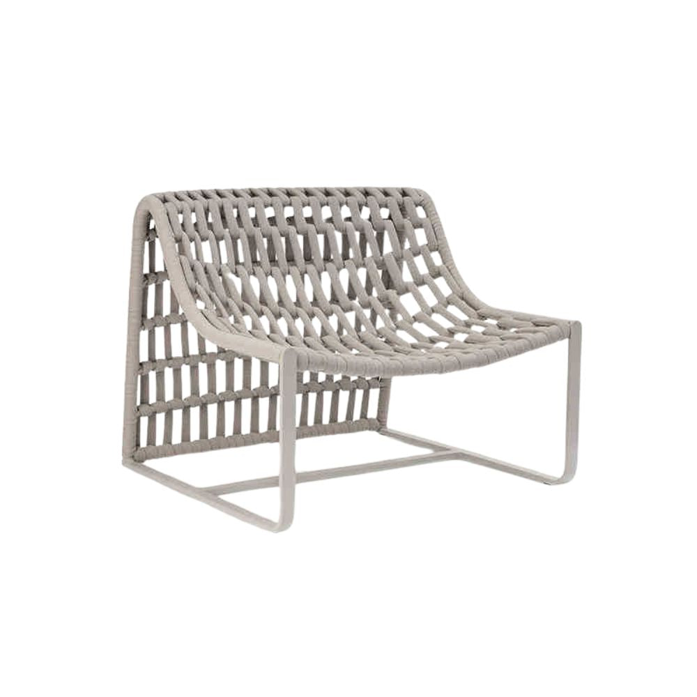 Patio Rope Lounge Chair – Outdoor Rattan Leisure Chair