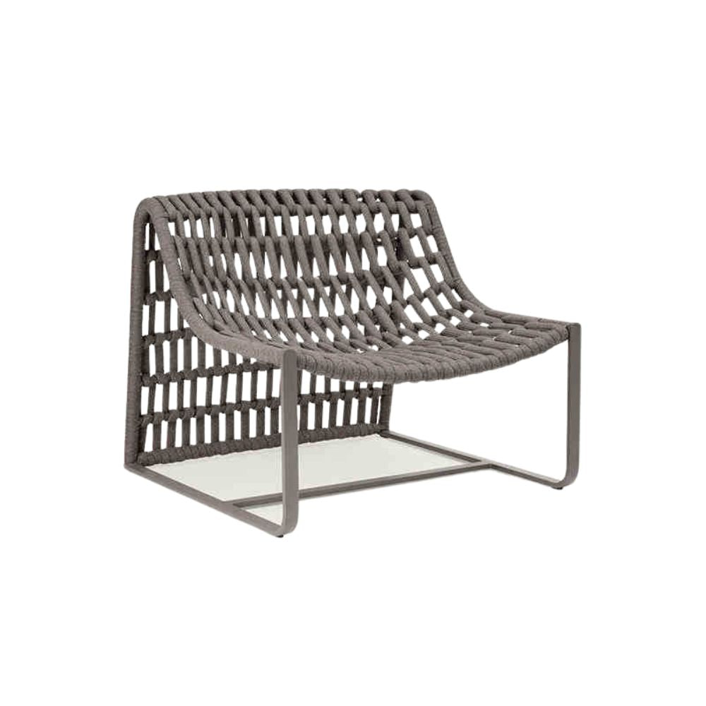 Patio Rope Lounge Chair – Outdoor Rattan Leisure Chair