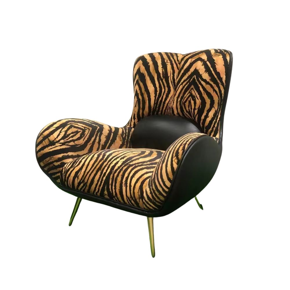 Italian light luxury tiger lounge chair