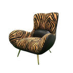 Italian light luxury tiger lounge chair