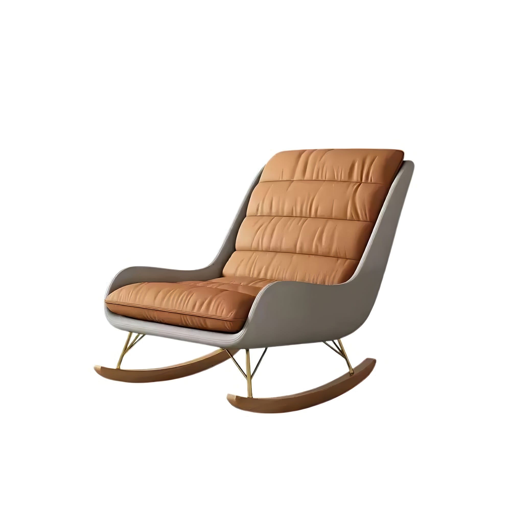 Nordic Luxury Fabric Recliner, Single Sofa Chair for Living Room and Balcony