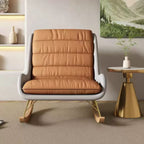 Nordic Luxury Fabric Recliner, Single Sofa Chair for Living Room and Balcony